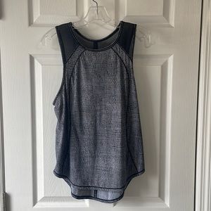 Lululemon Black Pattern Tank